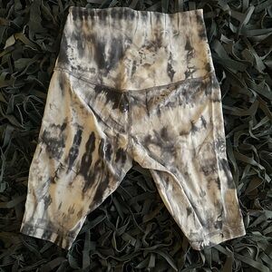 Lululemon Tie-Dye High Rise Biker Shorts